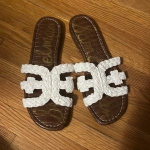 Sam Edelman white sandals